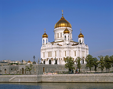 Church of Christ The Saviour and Moskva River, Moscow, Russia, Europe