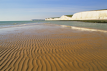 Beach at Seven Sisters, near Eastbourne, Sussex, England, United Kingdom, Europe