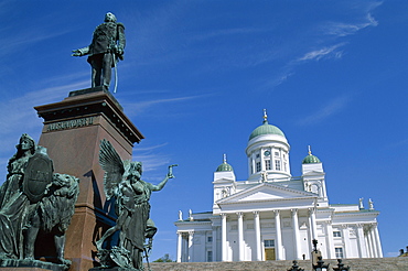 The Lutheran Cathedral, Senate Square, Helsinki, Finland, Scandinavia, Europe