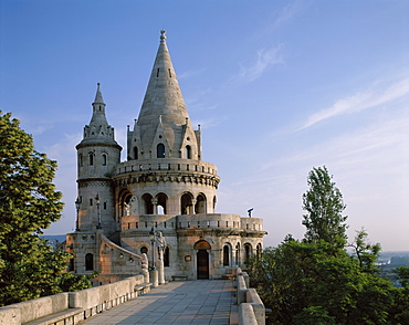 Fishermens Bastion, Buda, UNESCO World Heritage Site, Budapest, Hungary, Europe