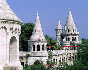 Fishermens Bastion, Buda, UNESCO World Heritage Site, Budapest, Hungary, Europe