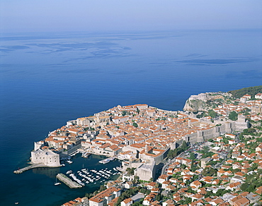 The Old City, UNESCO World Heritage Site, Dubrovnik, Dalmatian Coast, Croatia, Europe