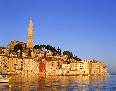 Town skyline, Rovinj, Istria Region, Croatia, Europe