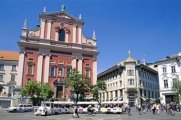 Preseren Square, Ljubljana, Slovenia, Europe