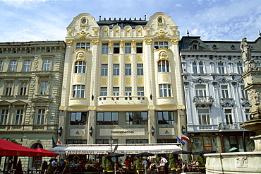 Old City Market Place (Hlavne namestie), Bratislava, Slovakia, Europe