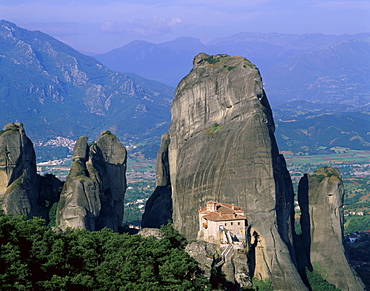 Monastery of Rousanou, Meteora, UNESCO World Heritage Site, Greece, Europe