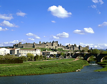 Medieval Citadel, Carcassonne, UNESCO World Heritage Site, Languedoc-Roussillon, France, Europe