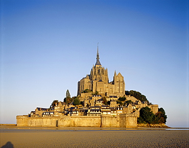 Mont-St.-Michel (Abbaye de Mont-St.-Michel), UNESCO World Heritage Site, Normandy, France, Europe