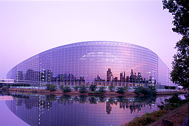 Palais de l'Europe, European Parliament Building, Strasbourg, Alsace, France, Europe