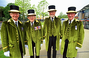 Greencoats at Royal Ascot Races, Ascot, Berkshire, England, United Kingdom, Europe