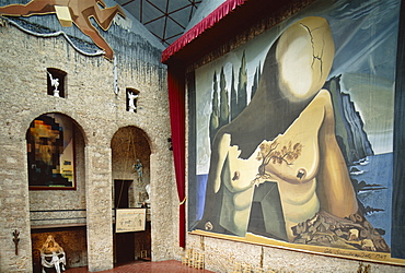 Interior, Dali Museum (Teatro-Museu Dali), Figueres, Catalonia, Spain, Europe