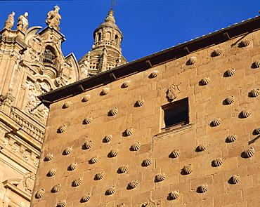 House of Shells (Casa de las Conchas), UNESCO World Heritage Site, Salamanca, Castilla y Leon, Spain, Europe