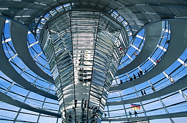 The Dome, Reichstag (Parliament Building), Berlin, Germany, Europe