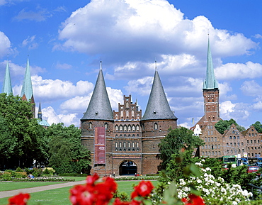 Holstentor, Lubeck, UNESCO World Heritage Site, Schleswig-Holstein, Germany, Europe