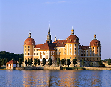 Moritzburg Castle (Schloss Moritzburg), Dresden, Saxony, Germany, Europe