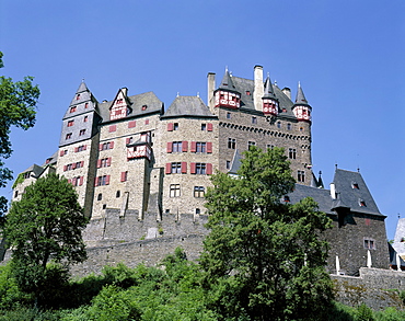 Eltz Castle (Burg Eltz), Eltz, Rhineland, Mosel Valley, Germany, Europe