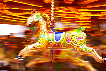 Carousel horse, England, United Kingdom, Europe