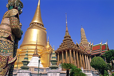 Wat Phra Kaew, Grand Palace, Bangkok, Thailand, Southeast Asia, Asia