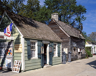 Oldest wooden school house, St. Augustine, Florida, United States of America, North America