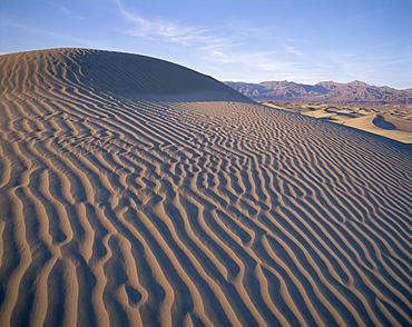 Sand dunes, Death Valley National Park, California, United States of America, North America