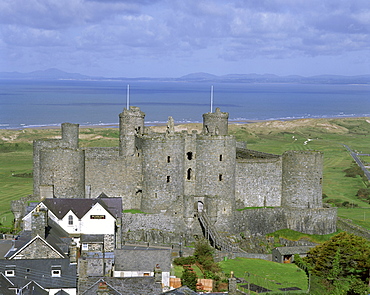 Harlech Castle, UNESCO World Heritage Site, Wales, United Kingdom, Europe