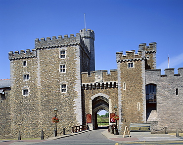 Cardiff Castle, Cardiff, Wales, United Kingdom, Europe