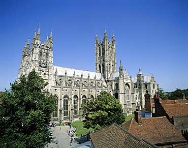 Canterbury Cathedral, UNESCO World Heritage Site, Canterbury, Kent, England, United Kingdom, Europe