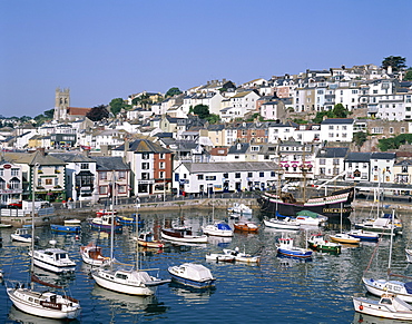 Harbour view, Brixham, Devon, England, United Kingdom, Europe