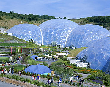 Eden Project, St. Austell, Cornwall, England, United Kingdom, Europe