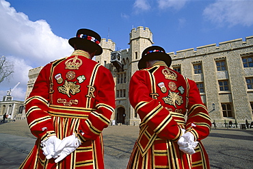 Beefeaters, Tower of London, London, England, United Kingdom, Europe