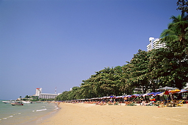 Pattaya Beach, Pattaya, Thailand, Southeast Asia, Asia