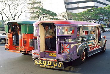 Jeepneys, Manila, Philippines, Southeast Asia, Asia