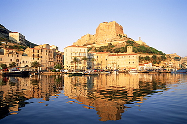 Bonifacio Harbour, Corsica, France, Mediterranean, Europe