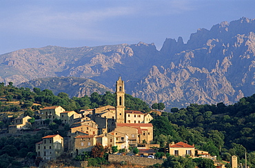 Soveria Hill Village, Corsica, France, Europe