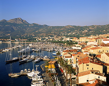 View from the Citadel, Calvi, France, Mediterranean, Europe