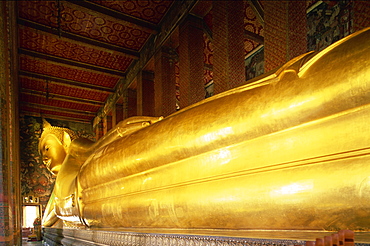 Reclining Buddha, Wat Pho, Bangkok, Thailand, Southeast Asia, Asia