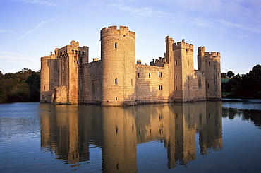 Bodiam Castle, East Sussex, England, United Kingdom, Europe