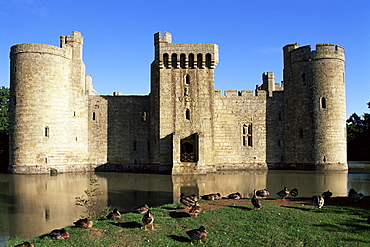 Bodiam Castle, East Sussex, England, United Kingdom, Europe