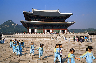 Geunjeongjeon Pavilion, Gyeongbokgung Palace, Seoul, South Korea, Asia