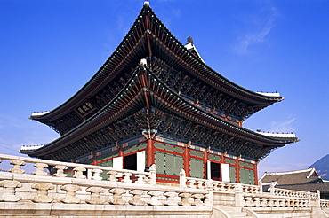 Geunjeongjeon Pavilion, Gyeongbokgung Palace, Seoul, South Korea, Asia