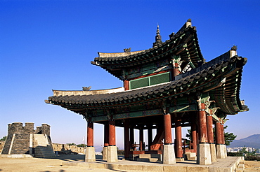 West Command Post, Seojangdae, Hwaseong Fortress, Suwon, near Seoul, South Korea, Asia