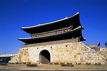 North Gate, Janganmun, Hwaseong Fortress, Suwon, near Seoul, South Korea, Asia