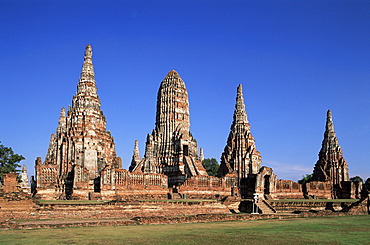 Wat Chai Wattanaram, Ayutthaya Historical Park, Ayutthaya, Thailand, Southeast Asia, Asia