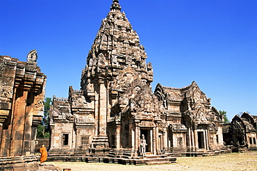 Principal Tower of Phanom Rung Historical Park, Khorat, Thailand, Southeast Asia, Asia