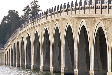 Seventeen Arched Bridge, Summer Palace, UNESCO World Heritage Site, Beijing, China, Asia