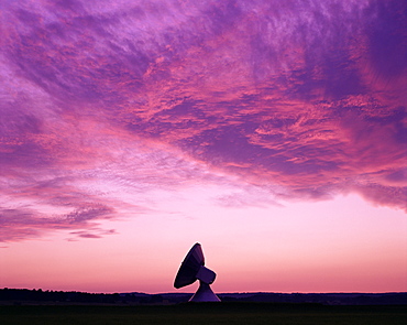 Satellite station at Raisting, Bavaria, Germany, Europe