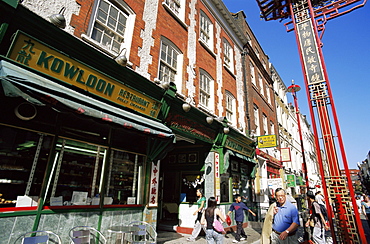 Chinese Restaurants, Gerrard Street, Chinatown, Soho, London, England, United Kingdom, Europe