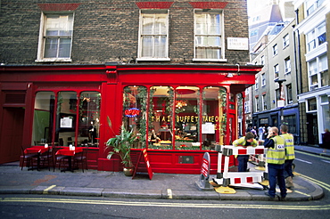 Street scene, Beak Street, Soho, London, England, United Kingdom, Europe