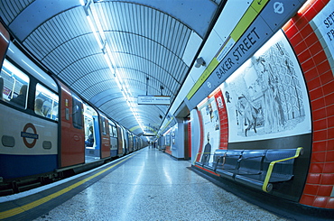 Baker Street Underground Station, London, England, United Kingdom, Europe