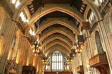 Interior, Guildhall, City of London, London, England, United Kingdom, Europe